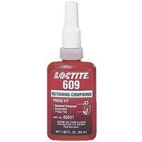 609 GREEN RETAINING COMPOUND GENERAL PURPOSE 3000 PSI 50 MIL BOTTLE