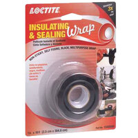 1 X 10' BLACK INSULATING AND SEALING WRAP NON-STICKY SELF-FUSING MULTIPURPOSE