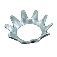 #10 Zinc Finish Steel Countersunk External Tooth Lock Washer