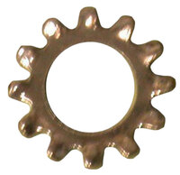 #10 Silicon Bronze External Tooth Lock Washer