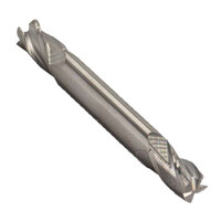 3/16" CARBIDE 4 FLUTE DOUBLE END STUB END MILL