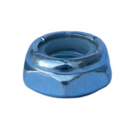 #10-24 Zinc Finish Steel Grade 2 Hex Jam Nylon Insert Lock Nut