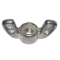 #10-24 Zinc Finish Steel Nylon Insert Wing Nut