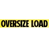 OVERSIZE LOAD SIGN - WOOD REFLECTIVE - 1 X 5