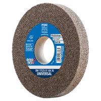 VITRIFIED BENCH WHEEL, UNIVERSAL, 7" X 1 X 2, 36 GRIT, ALUMINUM OXIDE