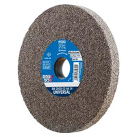 VITRIFIED BENCH WHEEL, UNIVERSAL, 8" X 3/4 X 2, 36 GRIT, ALUMINUM OXIDE