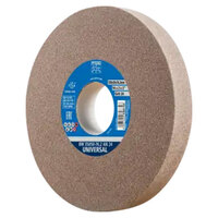 VITRIFIED BENCH WHEEL, UNIVERSAL, 14" X 2 X 1-1/2, 24 GRIT, ALUMINUM OXIDE