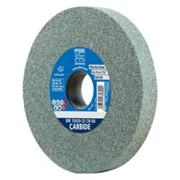 VITRIFIED BENCH WHEEL, CARBIDE, 6" X 3/4 X 1, 60 GRIT, SILICON CARBIDE