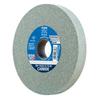 VITRIFIED BENCH WHEEL, CARBIDE, 6" X 3/4 X 1, 80 GRIT, SILICON CARBIDE