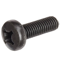 #6-32 x 1/2 Black Oxide Finish Steel Phillips Drive Pan Head Machine Screw