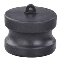 1 POLYPROPYLENE CAM AND GROOVE CAMLOCK DUST PLUG TYPE DP