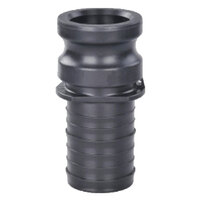 3/4 POLYPROPYLENE CAM AND GROOVE CAMLOCK MALE ADAPTER X HOSE SHANK TYPE E