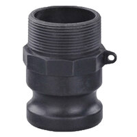 1 POLYPROPYLENE CAM AND GROOVE CAMLOCK MALE ADAPTER X HOSE SHANK TYPE F