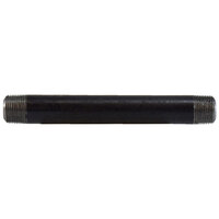 1/4XCLOSE SCHEDULE 80 HEAVY BLACK PIPE NIPPLE