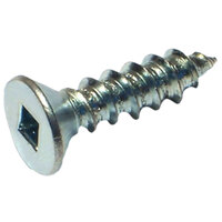 10 x 1 1/4 Zinc CR3+ Finish Steel Square Drive Flat Head Type A Sheet Metal Screw