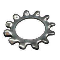 #10 400 Series Stainless Steel External Tooth Lock Washer