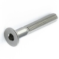 M10-1.5 X 45MM 18-8 STAINLESS STEEL HEX DRIVE FLAT HEAD SOCKET CAP SCREW