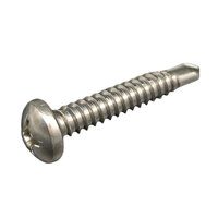 10 x 1 410 Stainless Steel Phillips Drive Pan Head Self-Drilling Screw #3 Point
