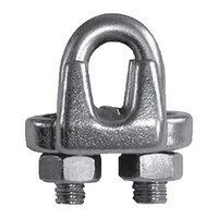 1/8" 304 STAINLESS STEEL PRECISION CAST HEAVY DUTY WIRE ROPE CLIP