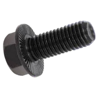 M10-1.5 X 25MM PLAIN FINISH STEEL DIN 6921 CLASS 8.8 SERRATED FLANGE BOLT