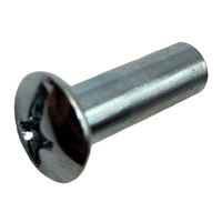 13/64 X 1 X #8-32 ZINC FINISH STEEL SLOTTED/PHILLIPS DRIVE TRUSS HEAD SEX BOLT