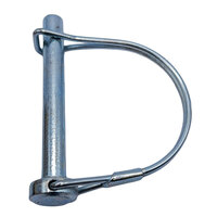 1/4 x 1 3/8 Zinc Finish Low Carbon Steel Round Two Wire Snapper Safety Pin