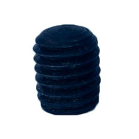 #10-24 x 1/4 Black Oxide Finish Alloy Steel Hex Drive Oval Point Socket Set Screw