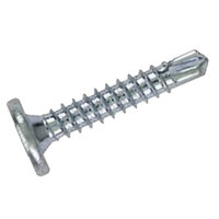10-16 x 1 Zinc CR3+ Finish Steel Phillips Drive Pancake Head Self-Drilling Screw #3 Point