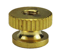 #10-24 Brass Knurled Nut