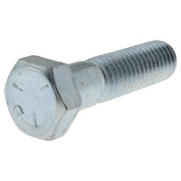 1-8 X 10 ZINC FINISH STEEL GRADE 5 HEX HEAD CAP SCREW USA