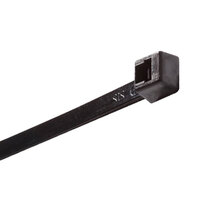 5  UV BLACK NYLON 40LB CABLE TIE 100 PACK