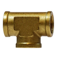 1/8 BRASS PIPE FORGED UNION TEE