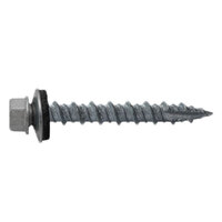 10 X 1 ZINC HEX WASHER HEAD WOODBINDER METAL ROOFING SCREW