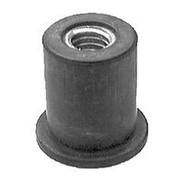 M6-1.0 x .579 Rubber (Neoprene) Well Nut